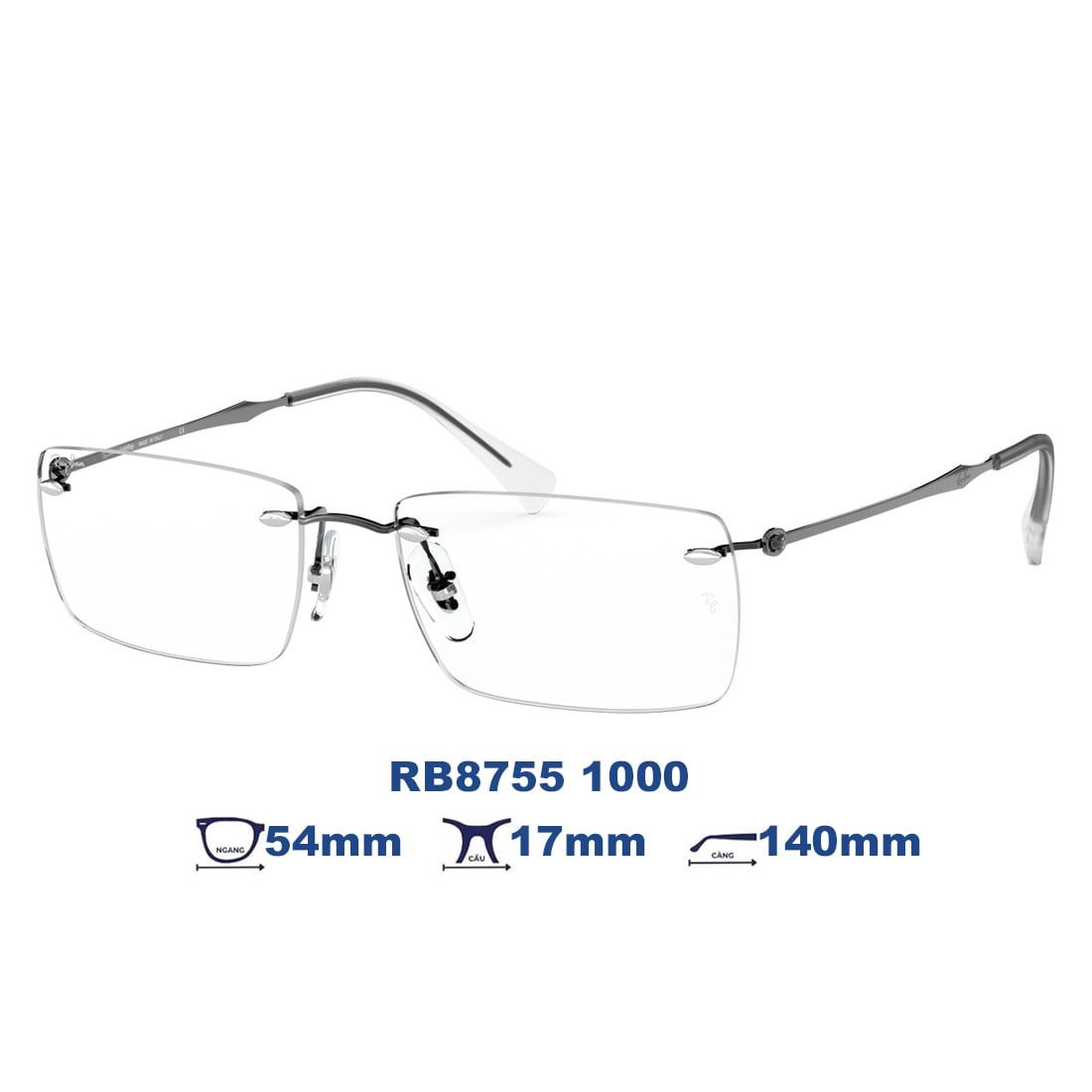  Gọng kính RAYBAN RB8755 1000 