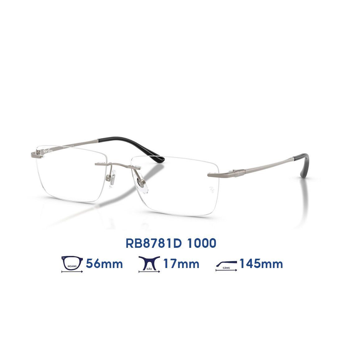  Gọng kính RAYBAN RB8781D 1000 