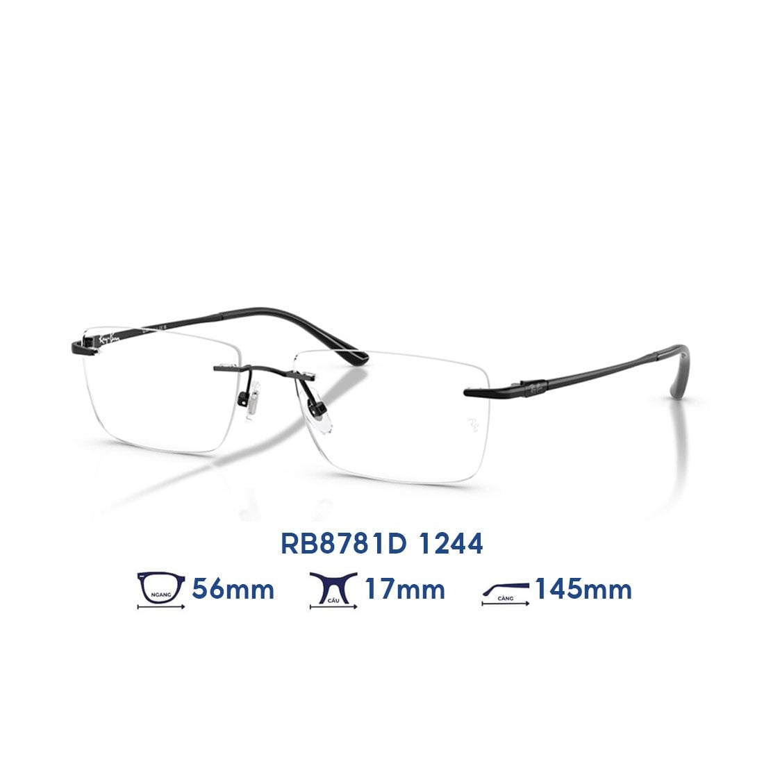  Gọng kính RAYBAN RB8781D 1244 