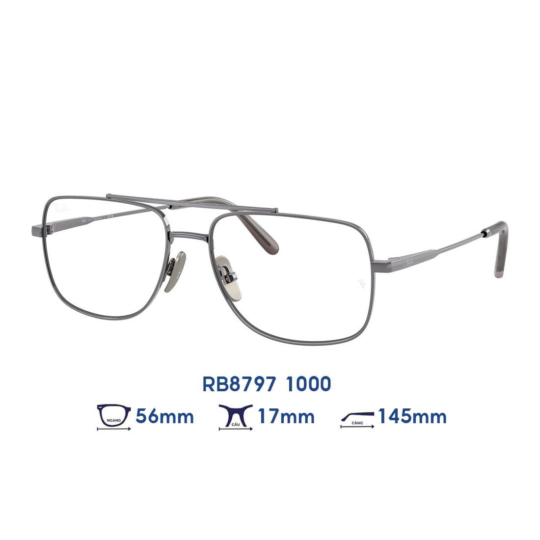 Gọng kính RAYBAN RB8797 1000