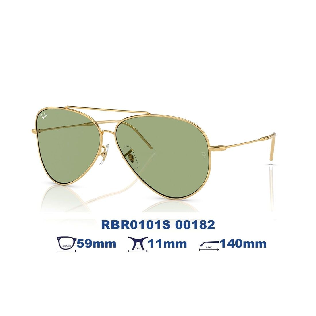  Kính mát RAYBAN RBR0101S 00182 