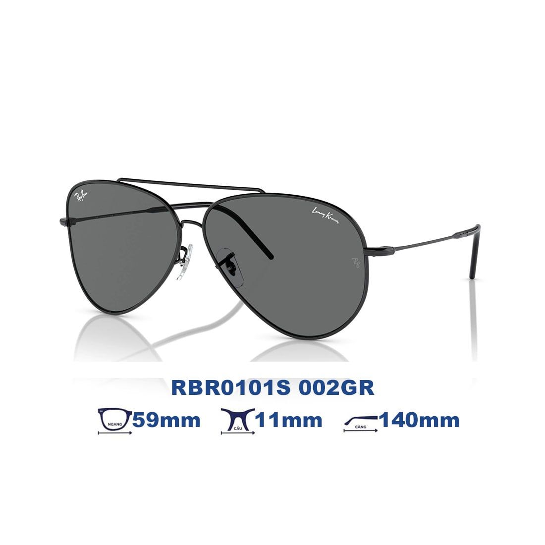  Kính mát RAYBAN RBR0101S 002GR 