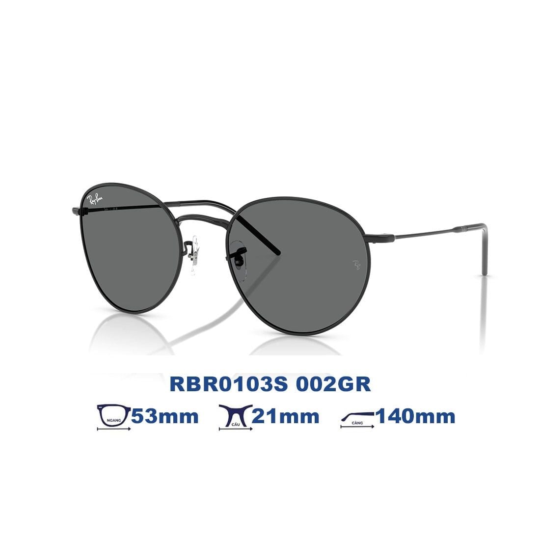  Kính mát RAYBAN RBR0103S 002/GR 
