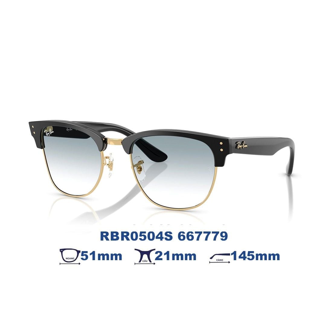  Kính mát RAYBAN RBR0504S 667779 