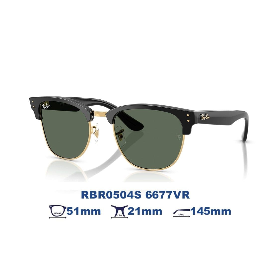  Kính mát RAYBAN RBR0504S 6677VR 
