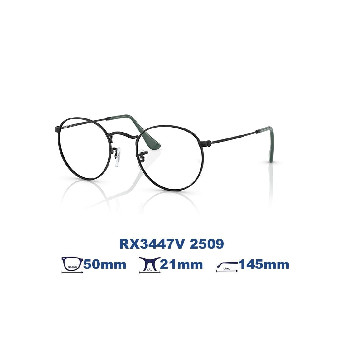 Gọng kính RAYBAN RX3447V 2509
