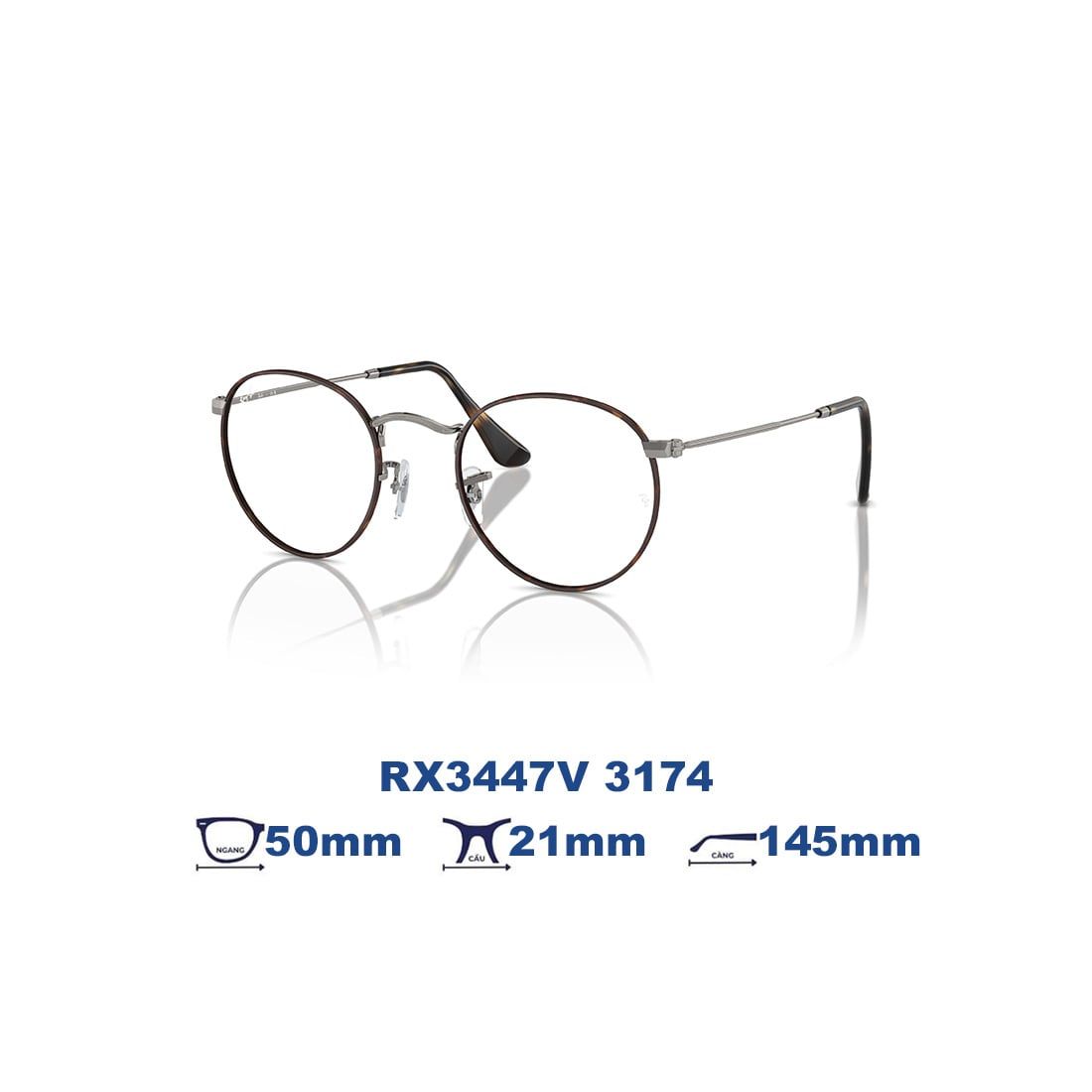  Gọng kính RAYBAN RX3447V 3174 