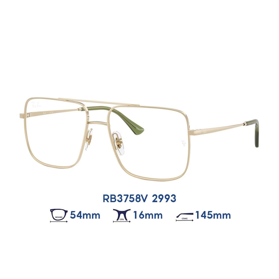 Gọng kính RAYBAN RB3758V 2993