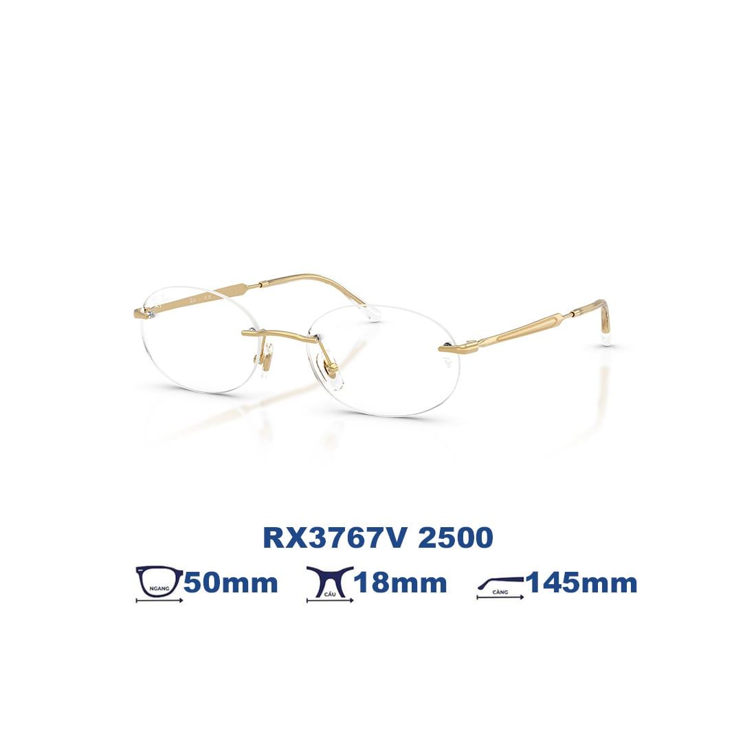  Gọng kính RAYBAN RX3767V 2500 