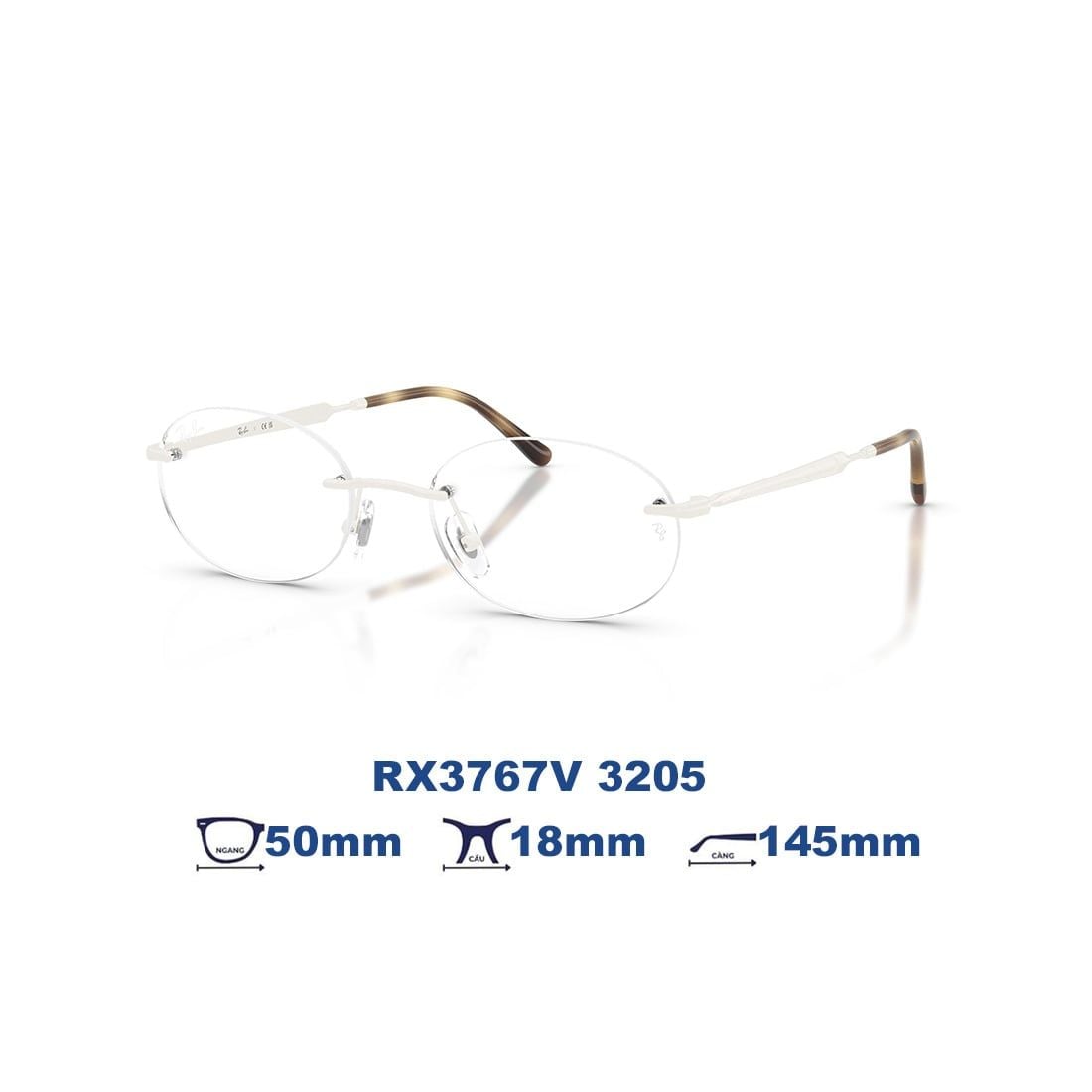  Gọng kính RAYBAN RX3767V 3205 