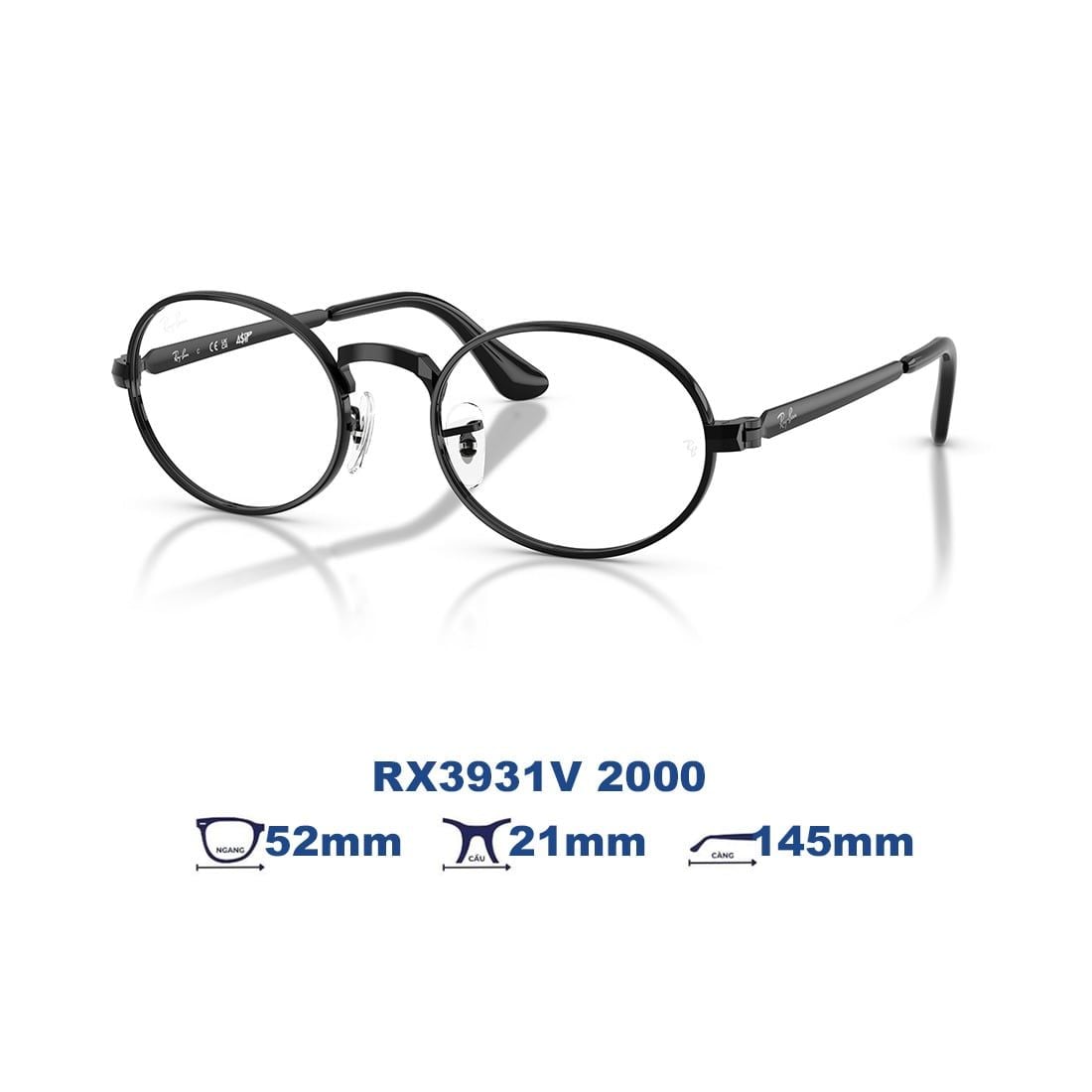 Gọng kính RAYBAN RX3931V 2000