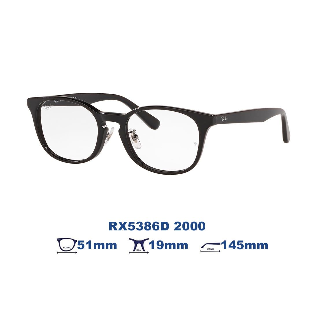 Gọng kính RAYBAN RX5386D 2000 
