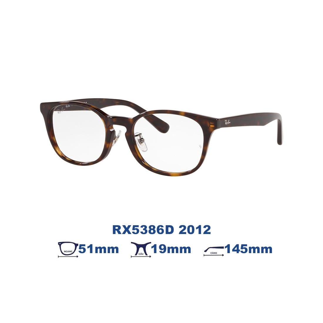  Gọng kính RAYBAN RX5386D 2012 