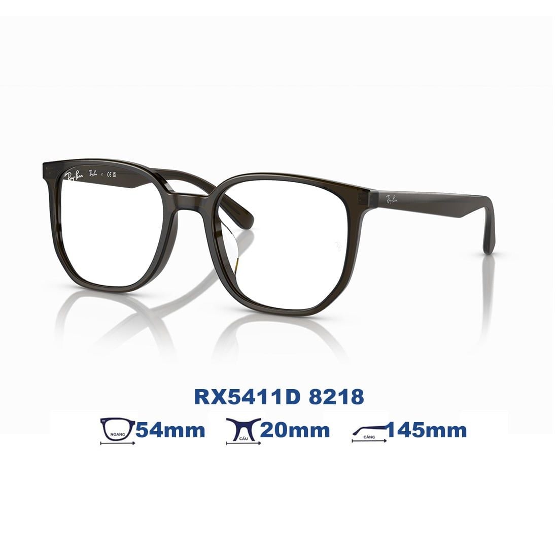  Gọng kính RAYBAN RX5411D 8218 