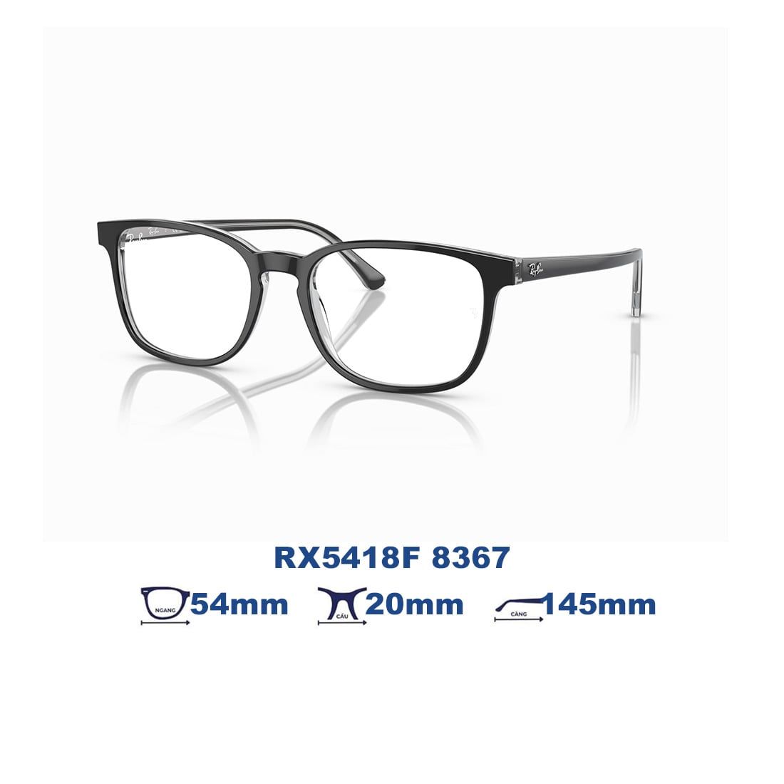 Gọng kính RAYBAN RX5418F 8367