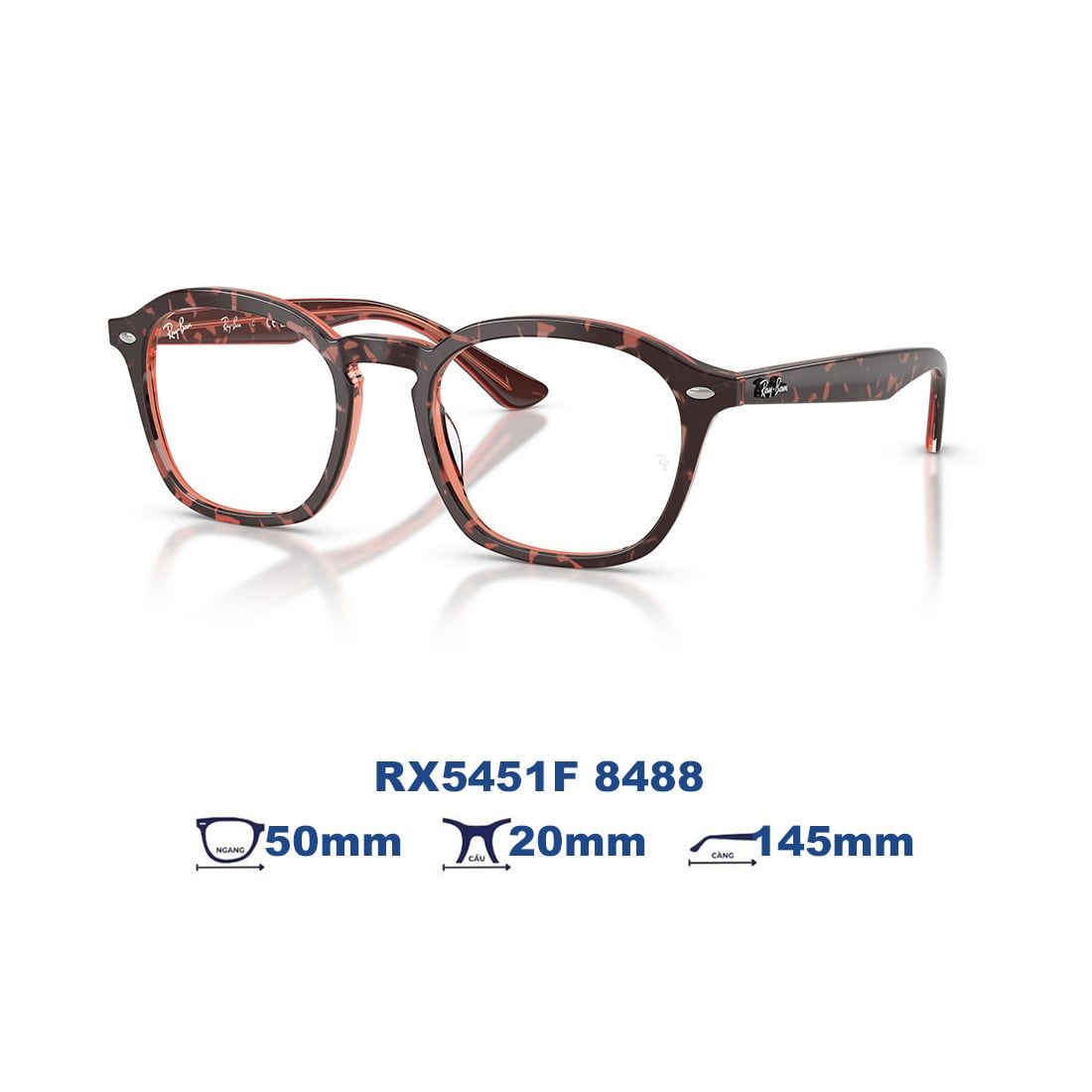 Gọng kính RAYBAN RX5451F 8488