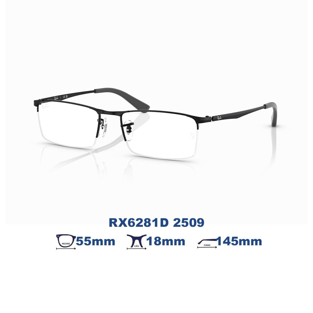  Gọng kính RAYBAN RX6281D 2509 