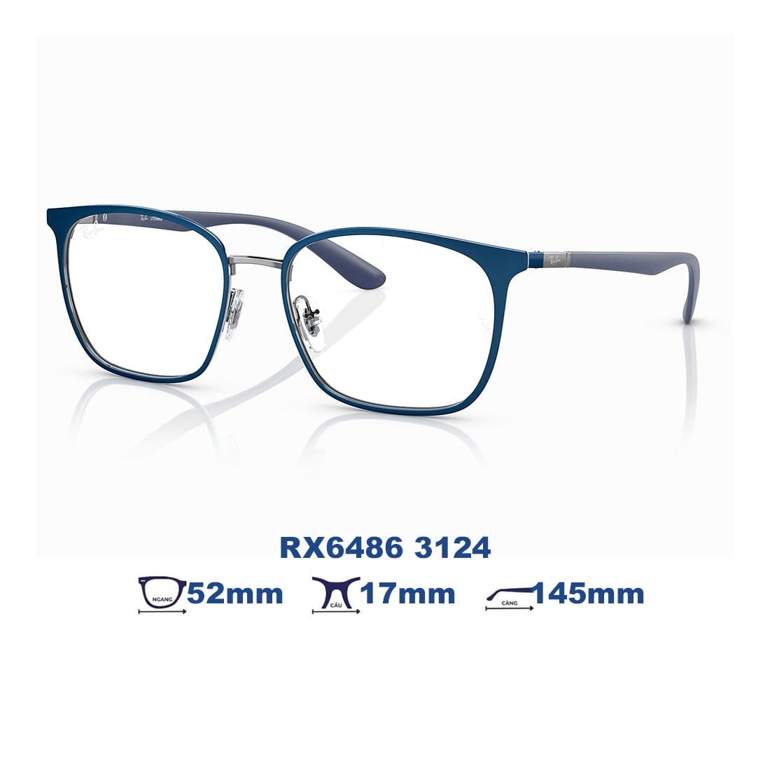  Gọng kính RAYBAN RX6486 3124 