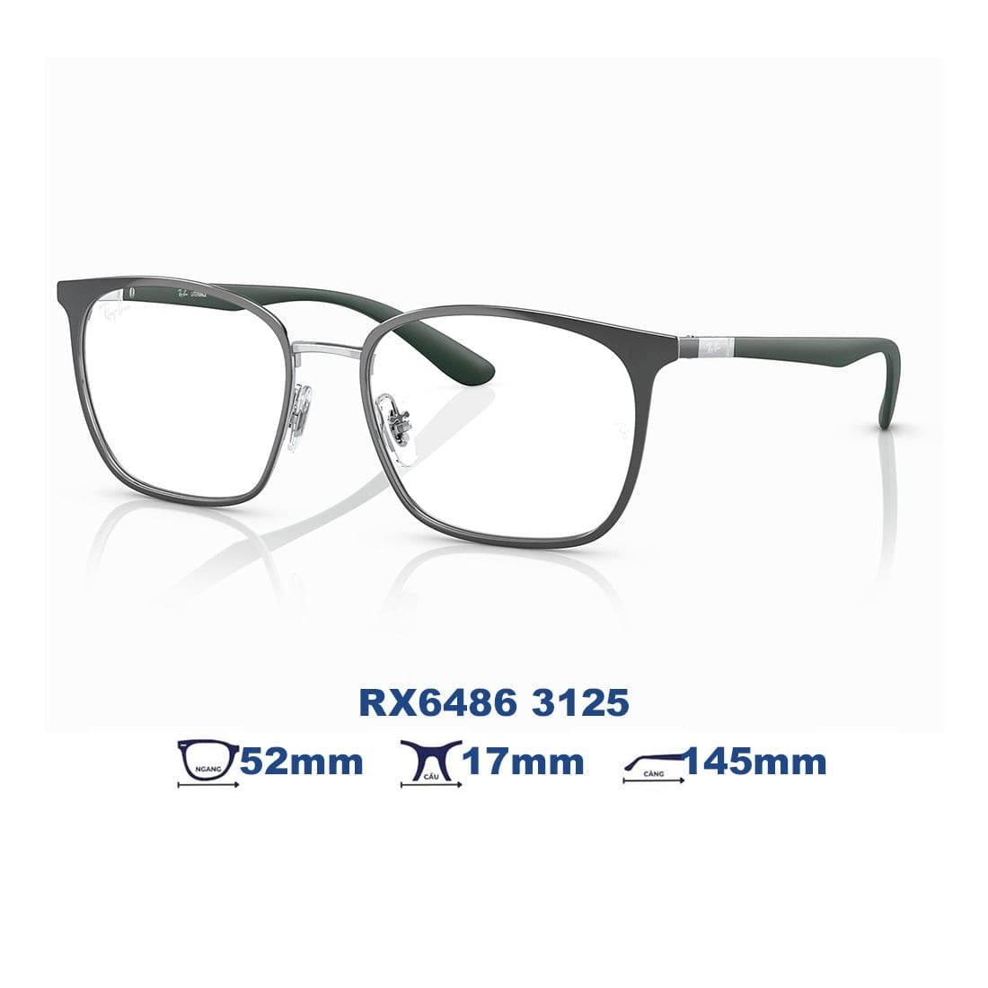  Gọng kính RAYBAN RX6486 3125 