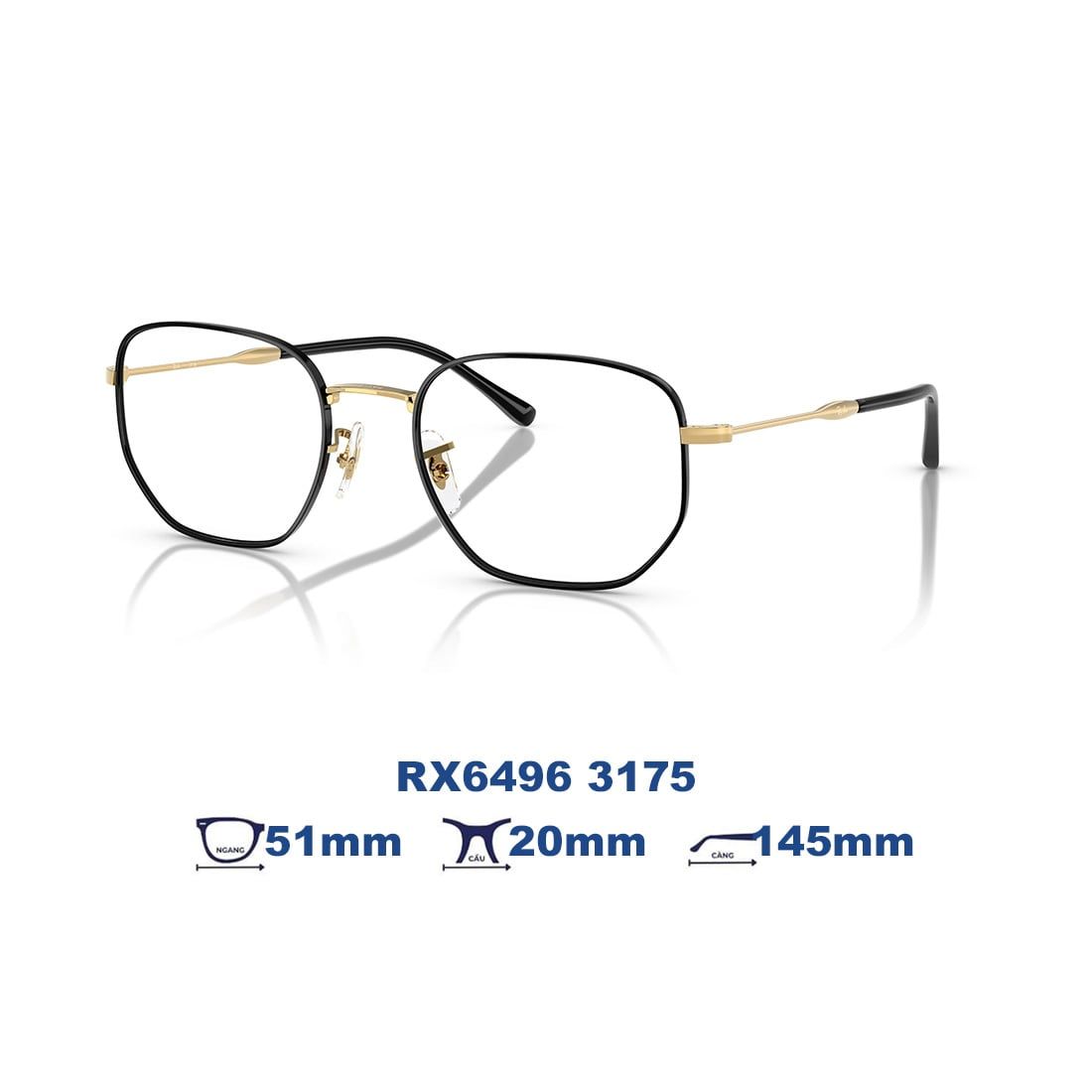  Gọng kính RAYBAN RX6496 3175 