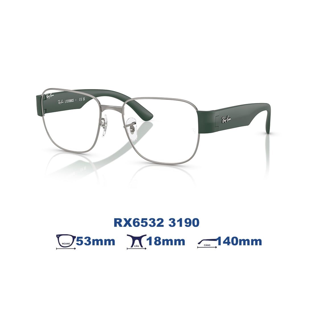  Gọng kính RAYBAN RX6532 3190 