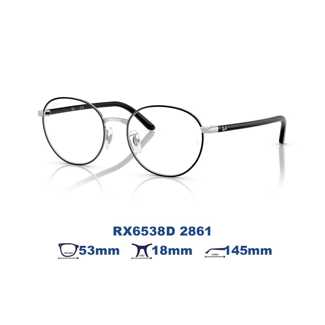 Gọng kính RAYBAN RX6538D 2861