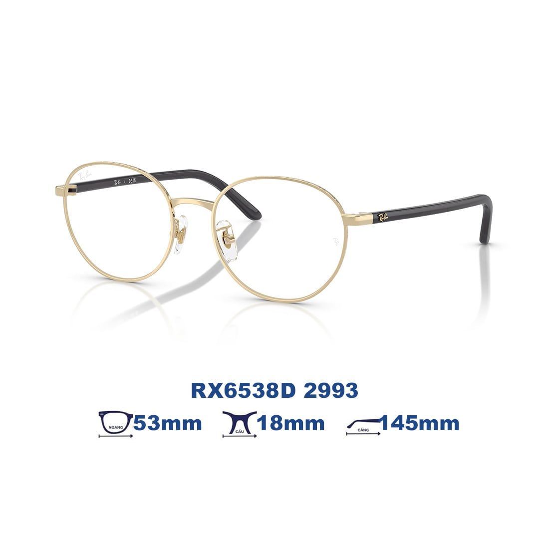  Gọng kính RAYBAN RX6538D 2993 