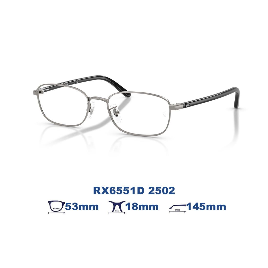  Gọng kính RAYBAN RX6551D 2502 
