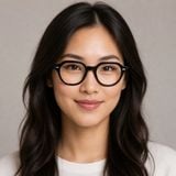 Gọng kính Rayban Gina RX7214F 2000 - Đen bóng