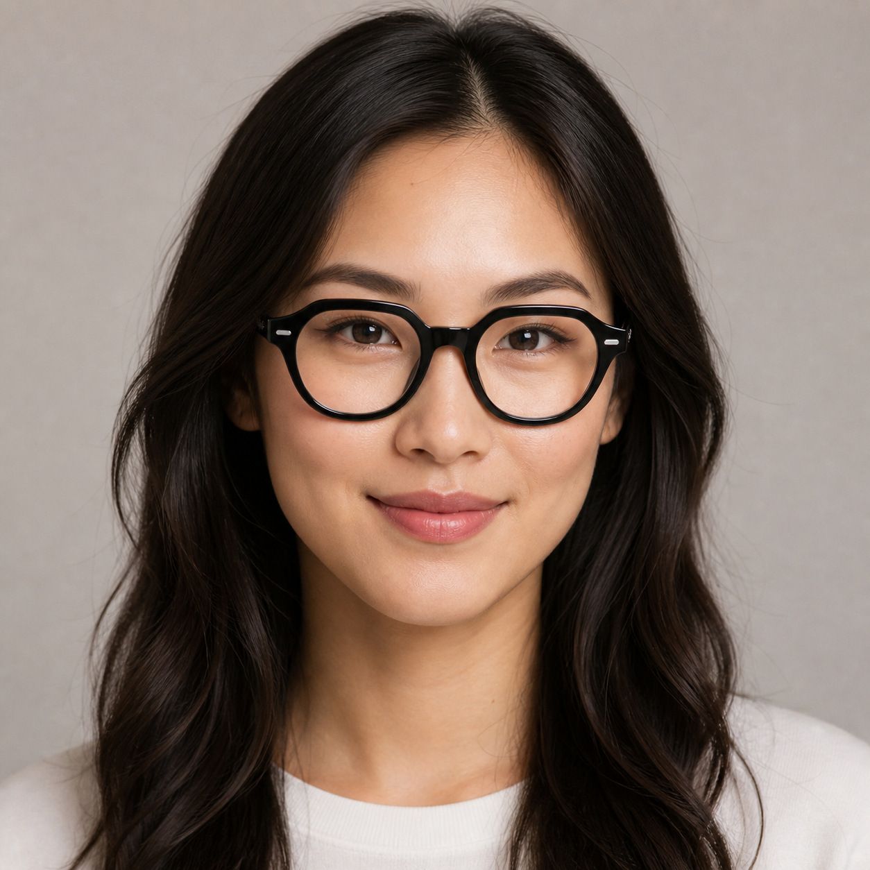 Gọng kính Rayban Gina RX7214F 2000 - Đen bóng
