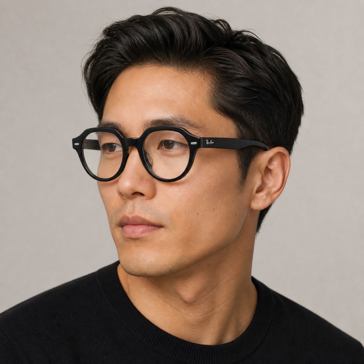 Gọng kính Rayban Gina RX7214F 2000 - Đen bóng