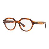Gọng kính Rayban Gina RX7214F 2144 - Nâu đồi mồi sọc