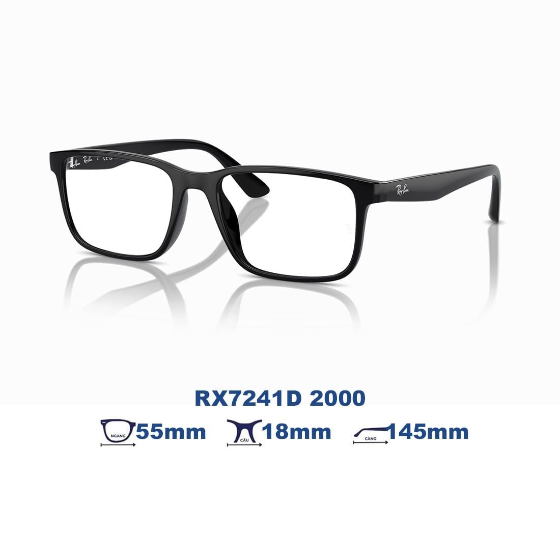  Gọng kính RAYBAN RX7241D 2000 