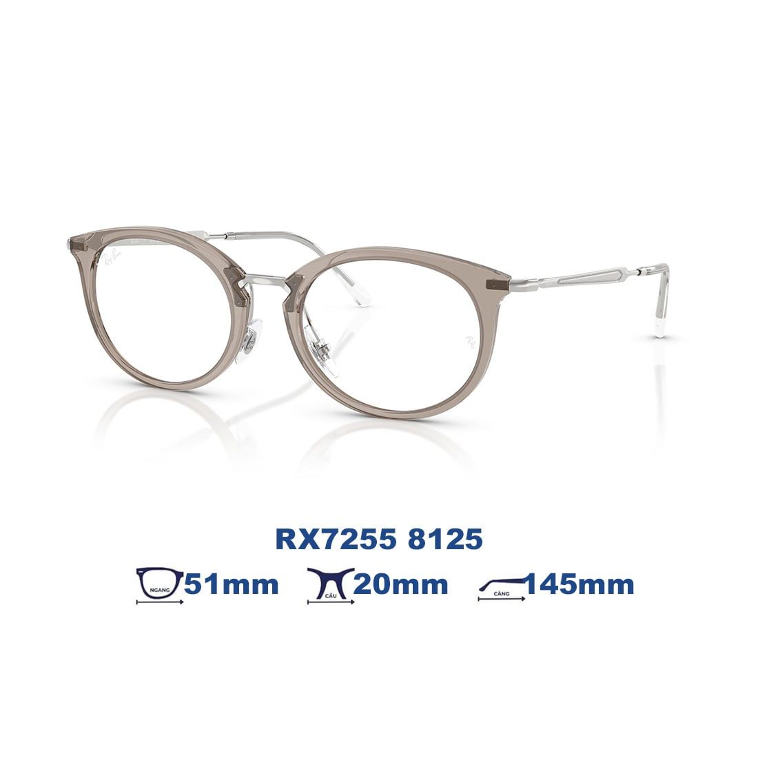  Gọng kính RAYBAN RX7255 8125 