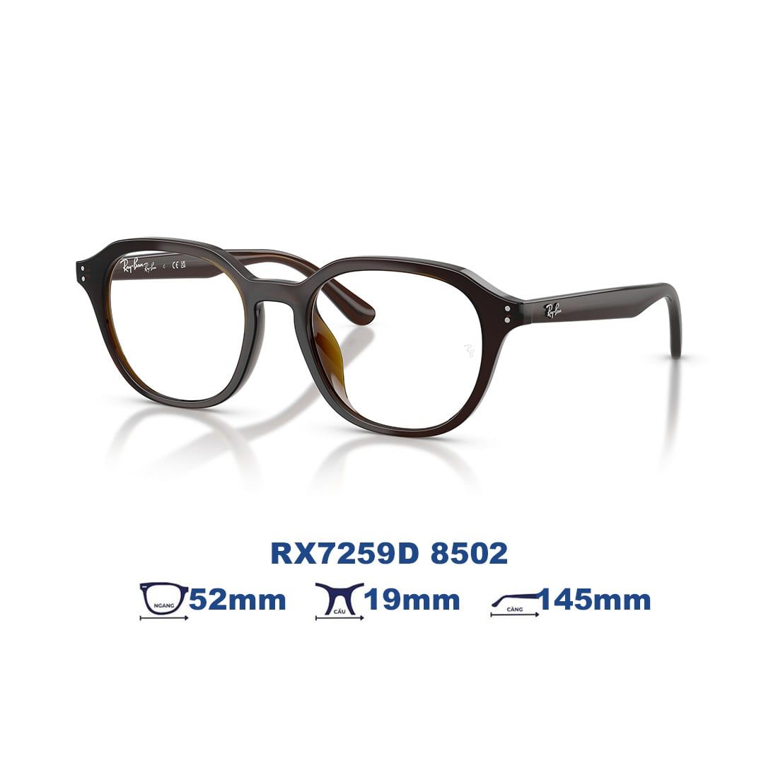  Gọng kính RAYBAN RX7259D 8502 