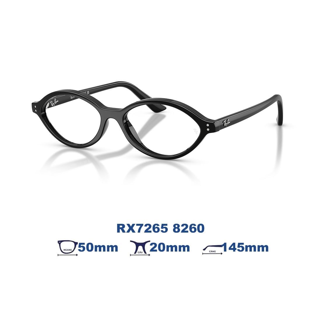 Gọng kính RAYBAN RX7265 8260