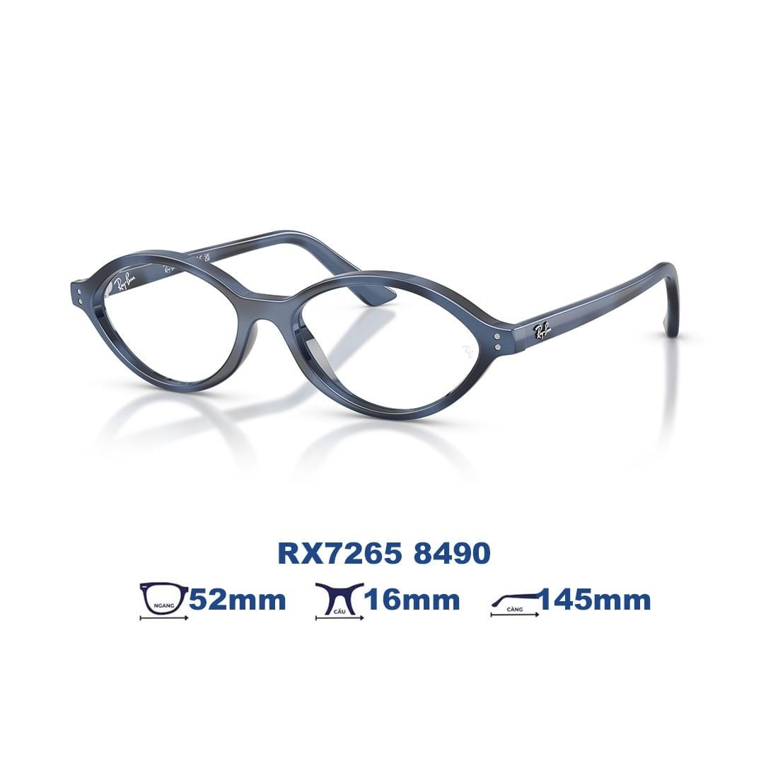 Gọng kính RAYBAN RX7265 8490