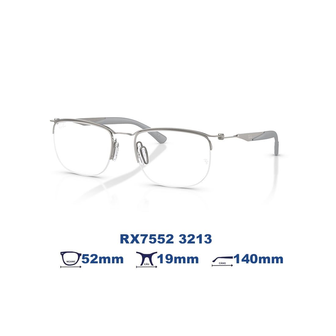  Gọng kính RAYBAN RX7552 3213 