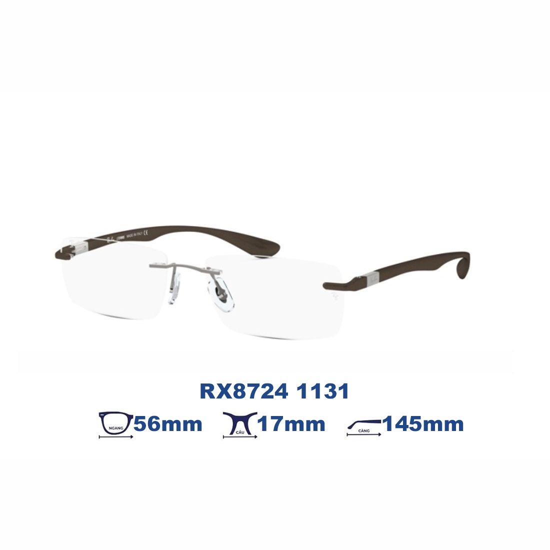  Gọng kính RAYBAN RB8724 1131 