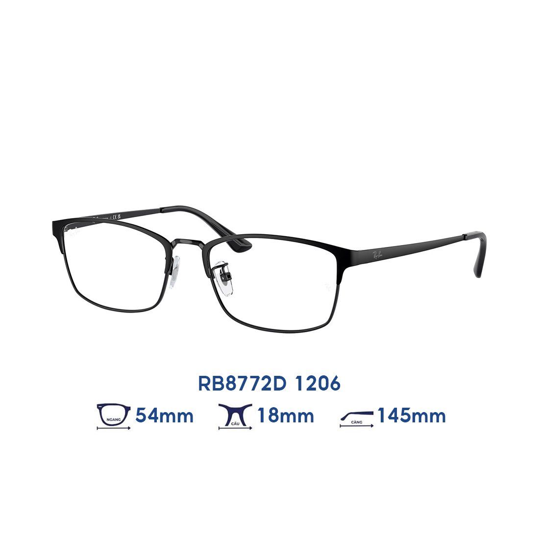  Gọng kính RAYBAN RB8772D 1206 