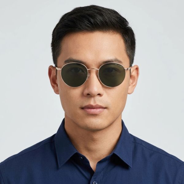 Kính mát SKECHERS SE00057 32R – người mẫu đeo kính