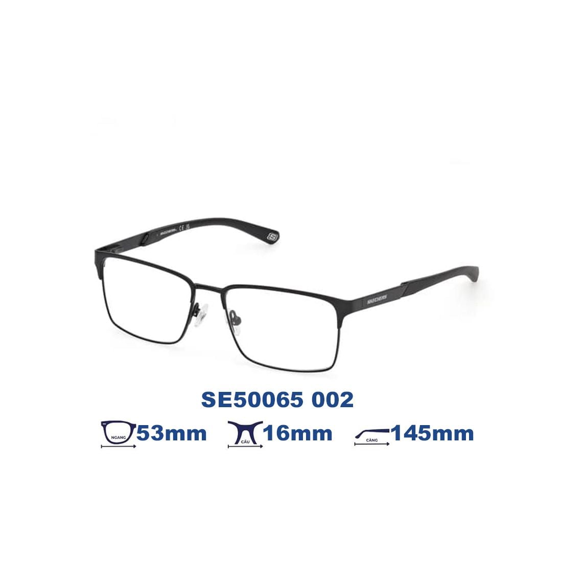 Gọng kính SKECHERS SE50065 002 màu đen