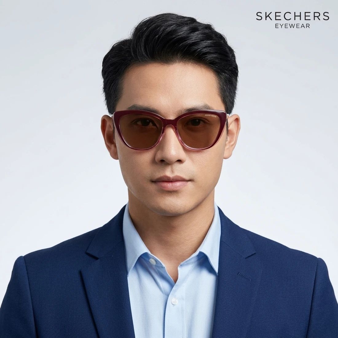 Kính mát SKECHERS SE6294 81D – người mẫu đeo kính