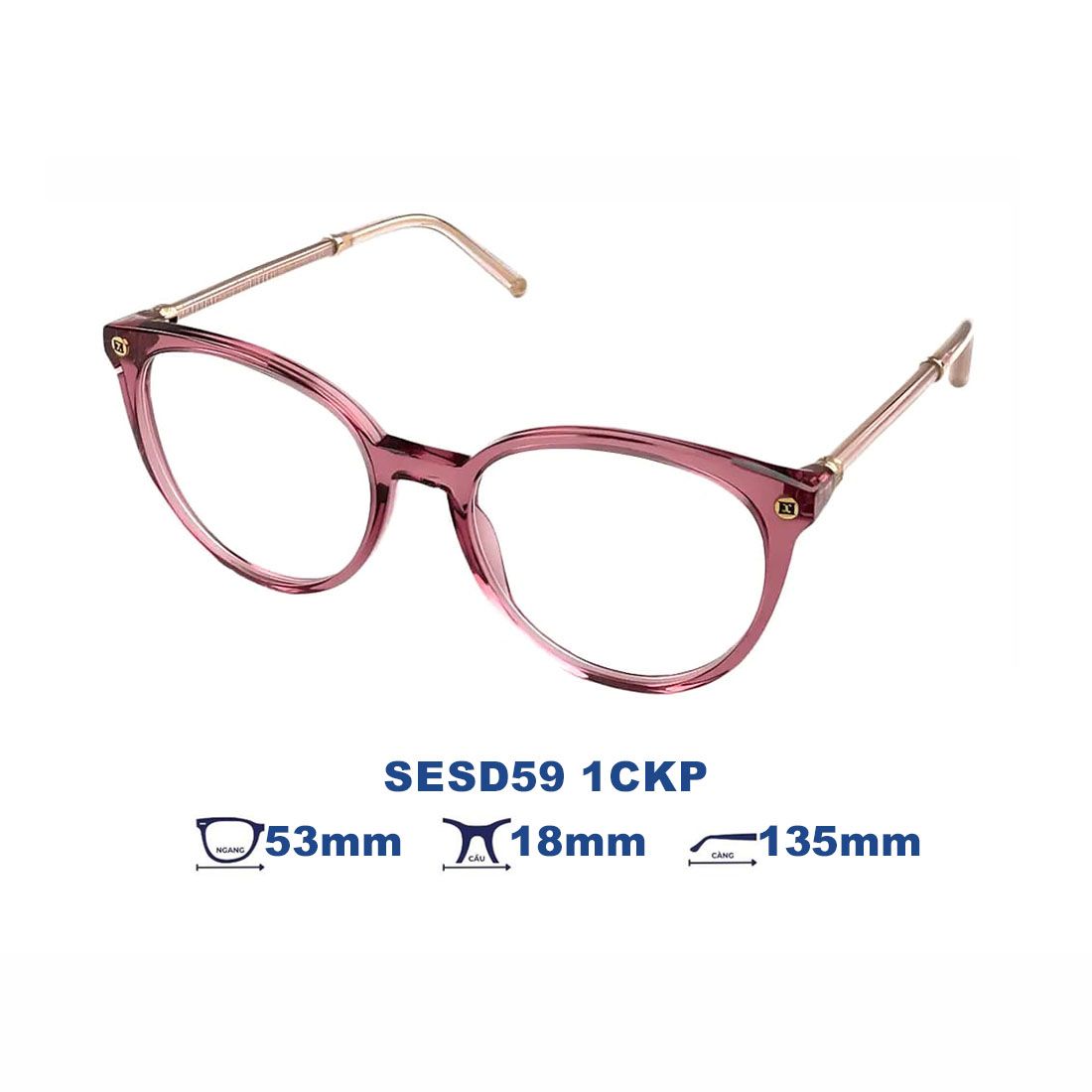  Gọng kính ESCADA SESD59 1CKP 