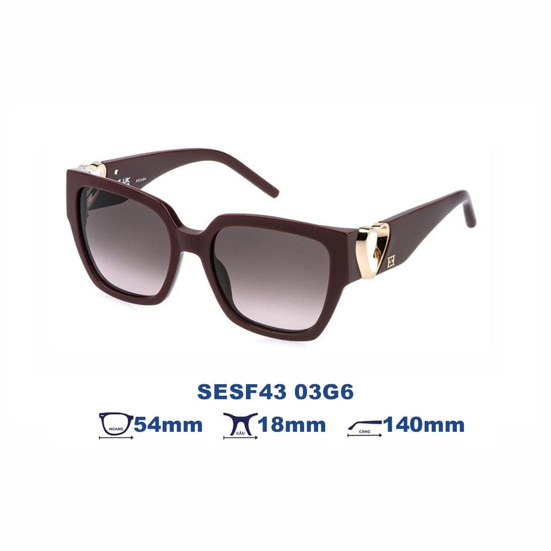  Kính mát ESCADA SESF43 03G6 