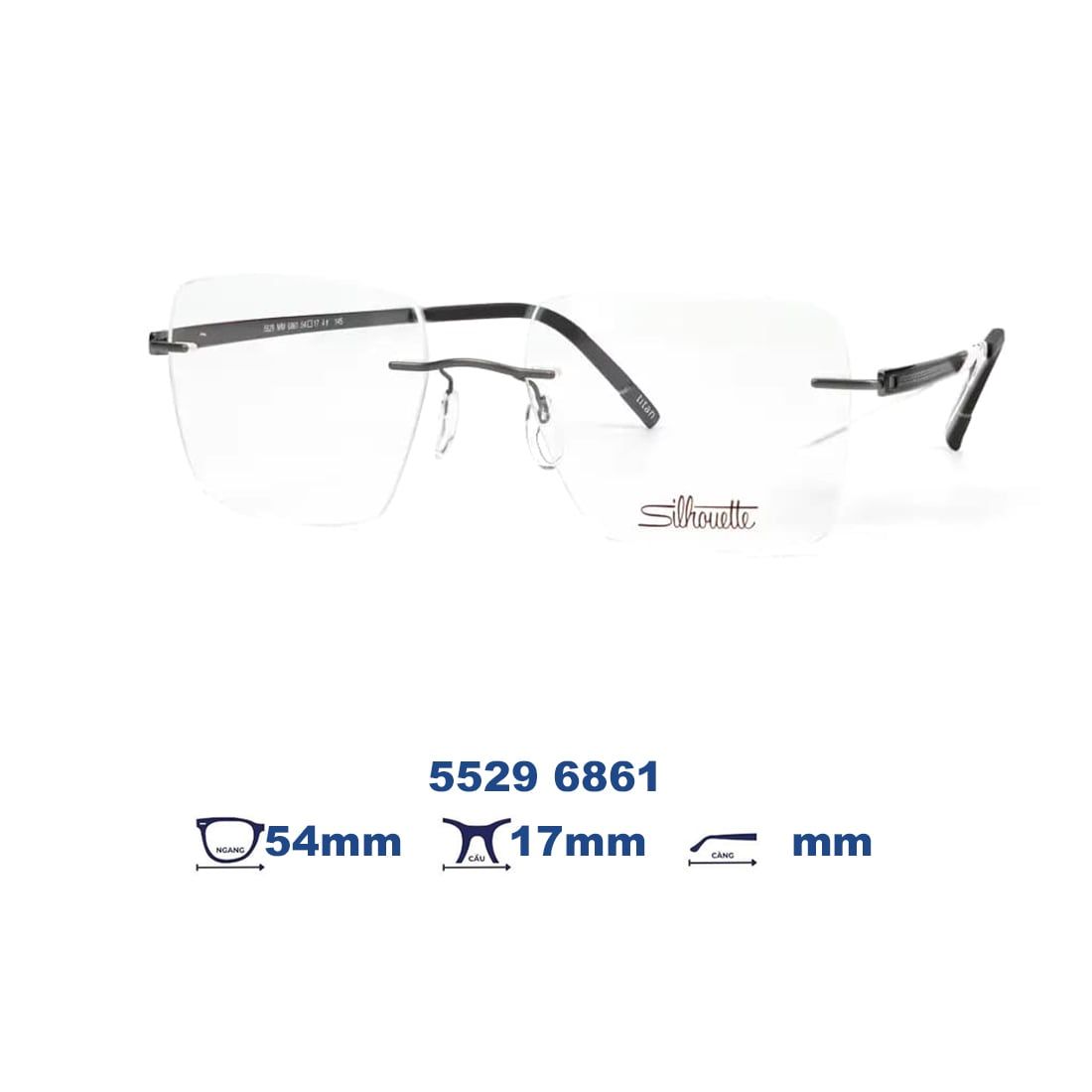 Gọng kính SILHOUETTE 5529 6861
