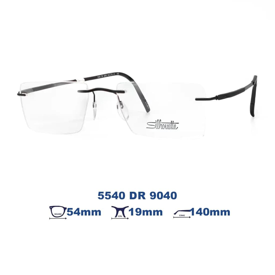 Gọng kính SILHOUETTE 5540 DR 9040