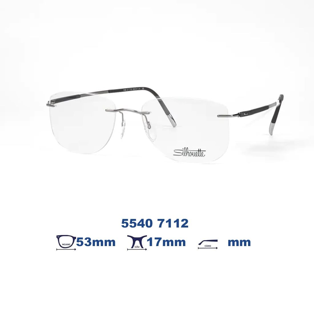 Gọng kính SILHOUETTE 5540 7112
