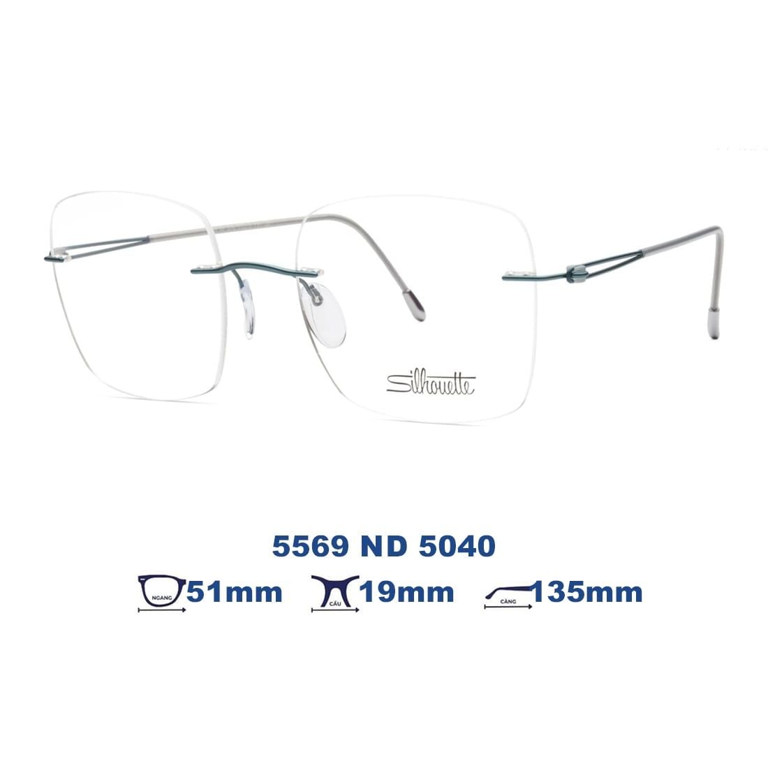 Gọng kính SILHOUETTE 5569 ND 5040