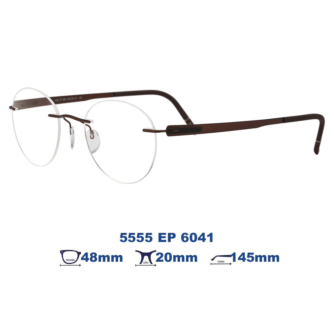 Gọng kính SILHOUETTE 5555 EP 6041
